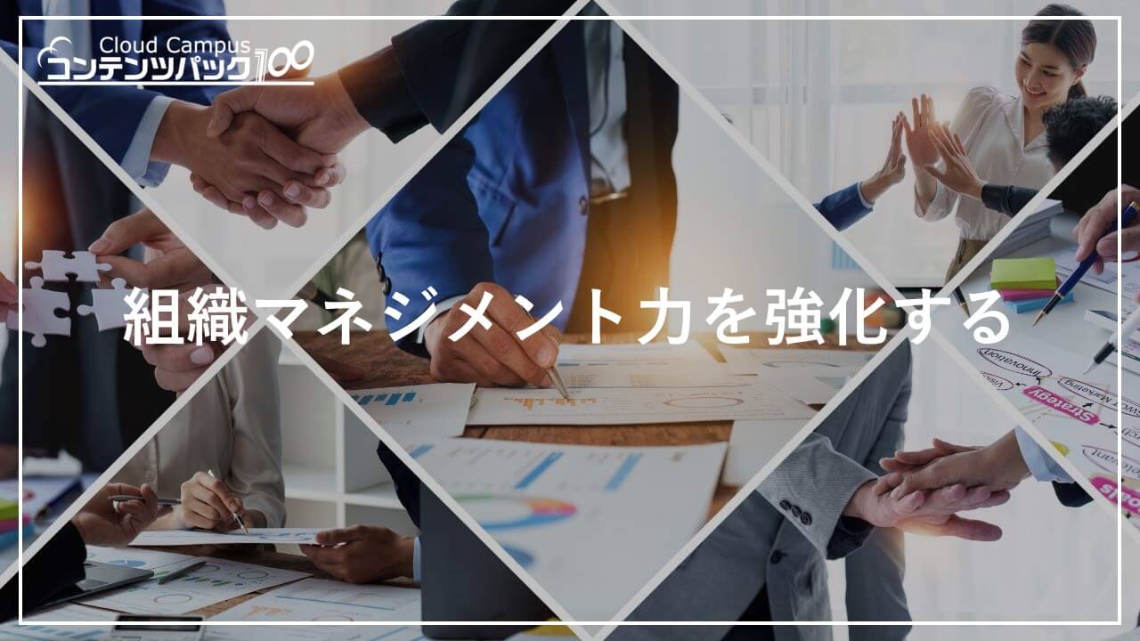 組織マネジメント力を強化する