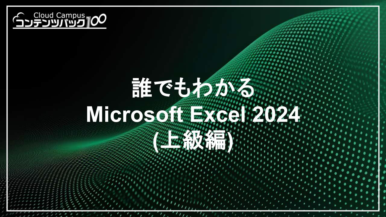 誰でもわかるMicrosoft  Excel 2024(上級編)